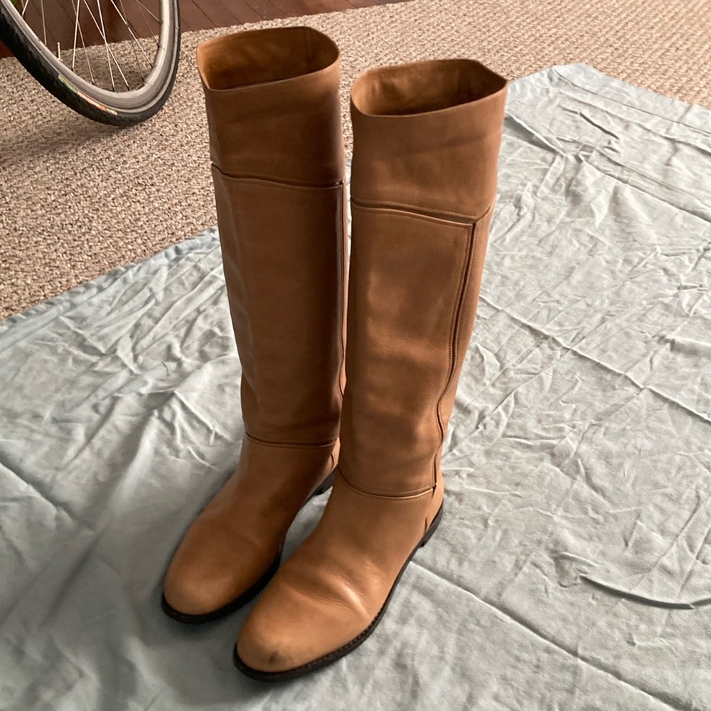 Via Spiga Camel leather Boots